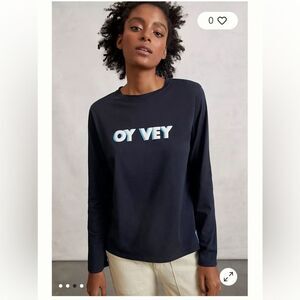 Kule Oy Vey Graphic Sweatshirt by Anthropologie